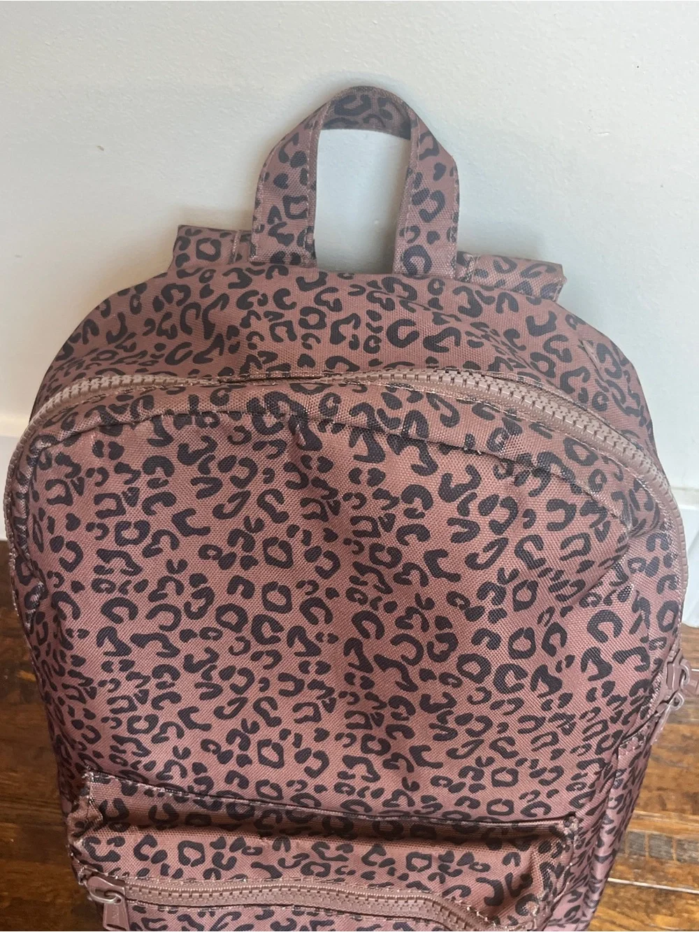 Herschel Leopard Print Backpack — brown & black